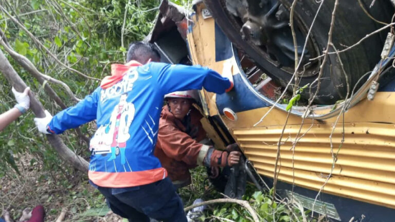Cuatro fallecidos y 28 heridos en accidente de tránsito en Patanemo