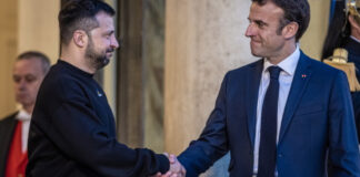 Macron y Zelenski discuten el apoyo internacional a Kiev