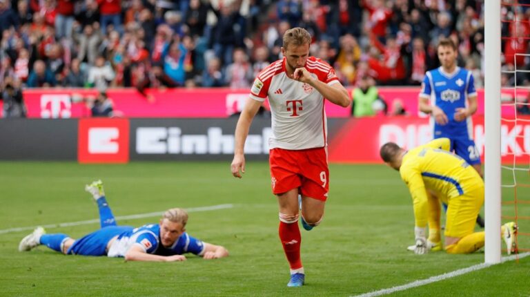 Harry Kane operó la aplanadora del Bayern sobre Darmstadt