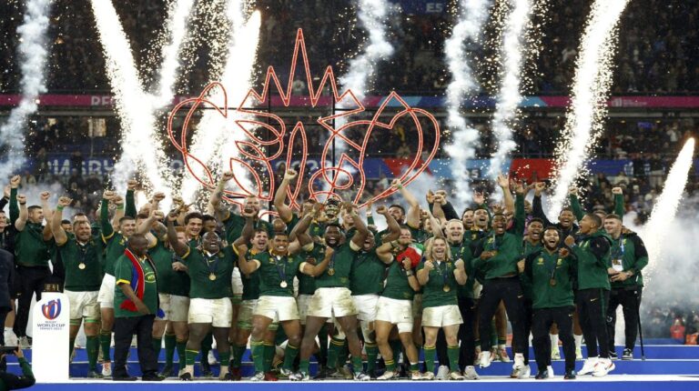 Sudáfrica alcanzó la gloria en la final del Mundial de rugby