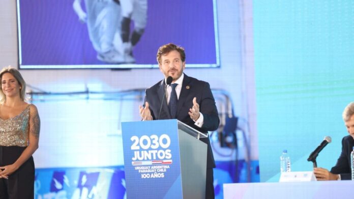 Alejandro Domínguez anuncia que inauguración del Mundial 2030 será en Argentina, Uruguay y Paraguay