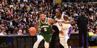 Lillard hizo su estreno con los Bucks ante los Lakers
