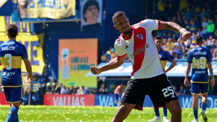 Rondón comandó la victoria de River en el Superclásico
