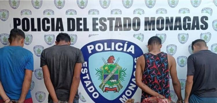 Detuvieron a cuatro hombres por robo de ganado en Monagas