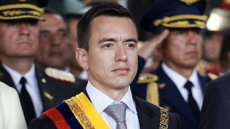 Daniel Noboa cumple un mes en la presidencia de Ecuador