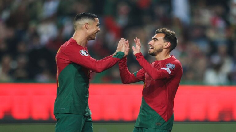 Portugal culminó los clasificatorios a la Euro de forma invicta