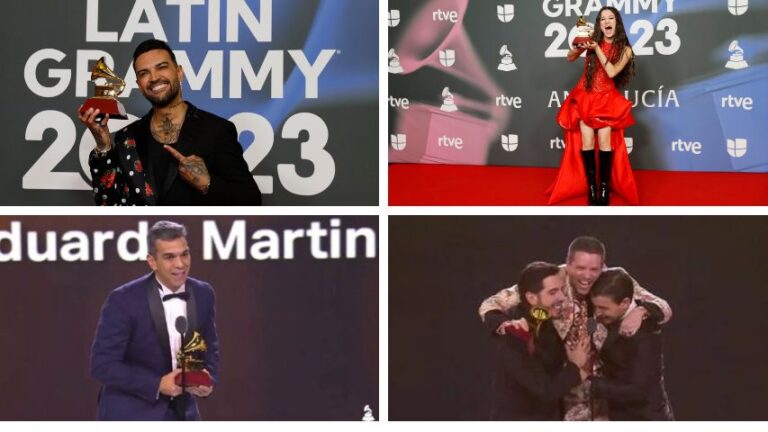 #EnFoto Estos fueron los venezolanos que ganaron el Latin Grammy 2023