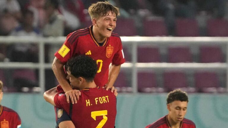 España logró su boleto a octavos del Mundial Sub-17
