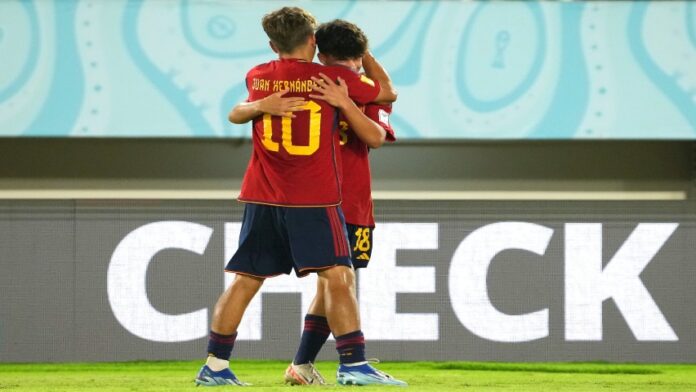 España logró el boleto a los cuartos del Mundial Sub-17