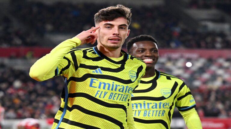 Kai Havertz le dio al Arsenal el liderato de la Premier League