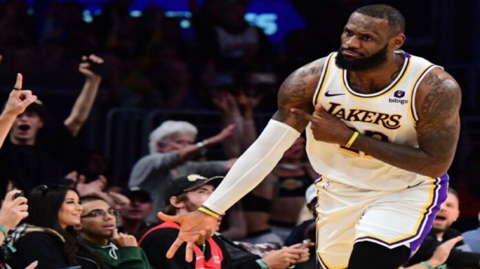 LeBron marcó el camino de Lakers