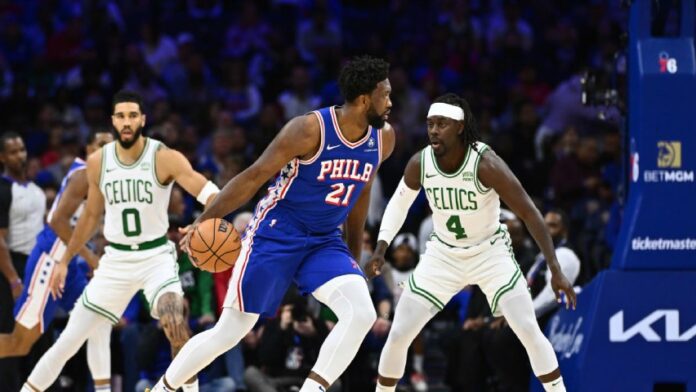 76ers derrotó a Celtics y tomó el liderato del este