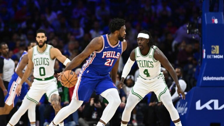 76ers derrotó a Celtics y tomó el liderato del este