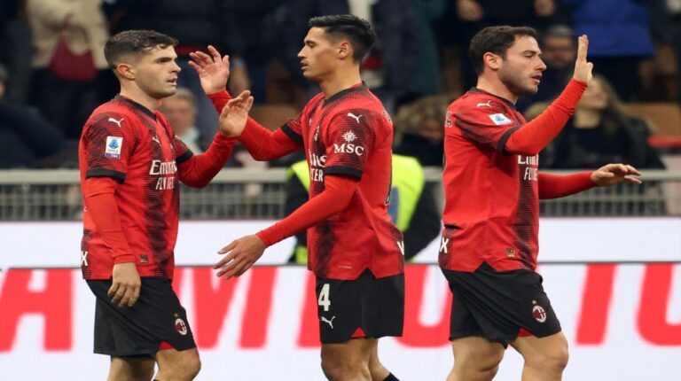 Christian Pulisic rescató al Milan de la monotonía