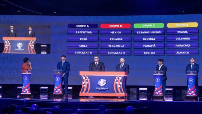 Así se definió la fase de grupos de la Copa América 2024