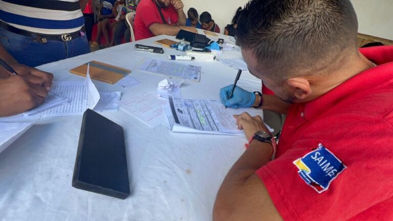 Casi 500 cédulas otorgó el Saime en jornada especial en Guayana