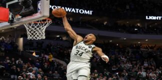 Giannis batió récord de franquicia en Milwaukee