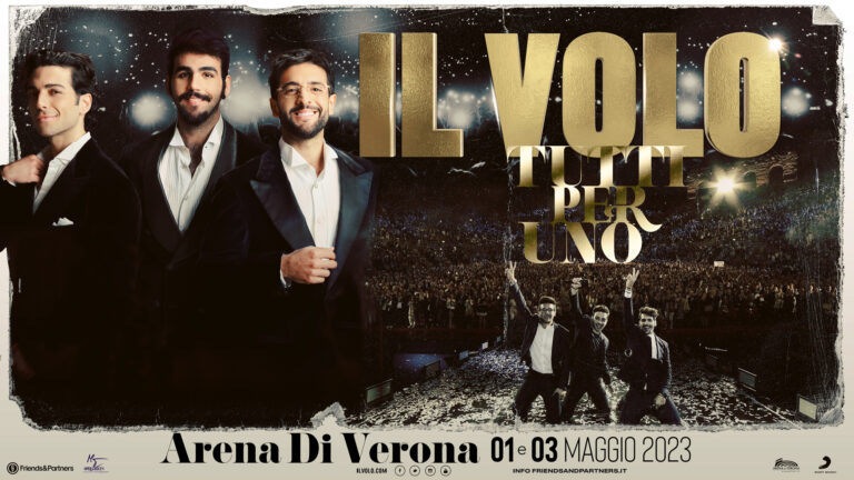 Il Volo presentará «Todos para uno» en estadio de Verona