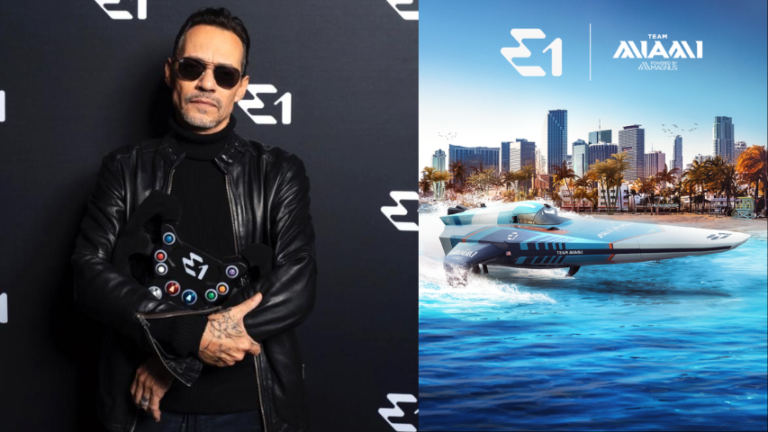 Marc Anthony adquirió equipo de botes de carreras eléctricos del torneo E1