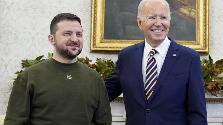 Biden invita a Zelenski a la Casa Blanca en plena crisis interna por la ayuda a Ucrania
