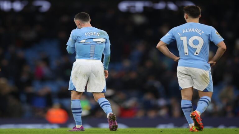 Manchester City dejó escapar la victoria ante Crystal Palace