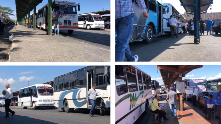 Transportistas en Lara reportan poca movilidad de pasajeros desde el terminal terrestre