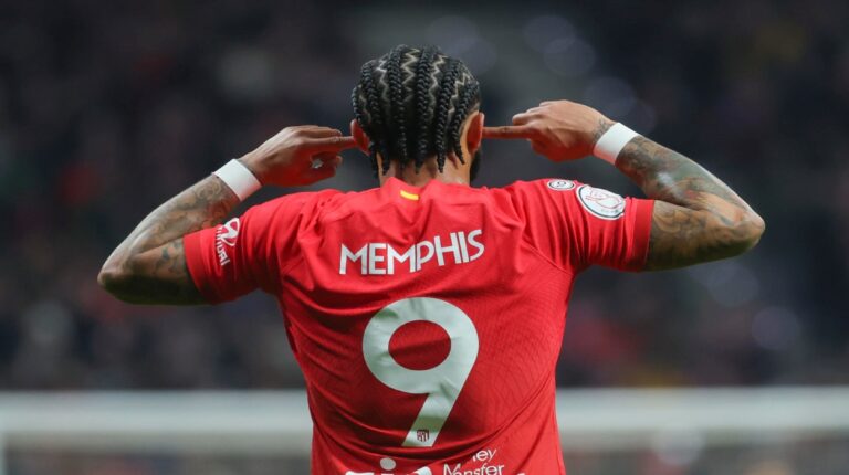 Memphis le regaló al Atlético una sufrida clasificación a semifinales