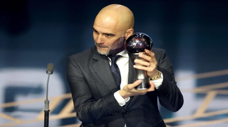 Pep Guardiola ganó el The Best como entrenador del año