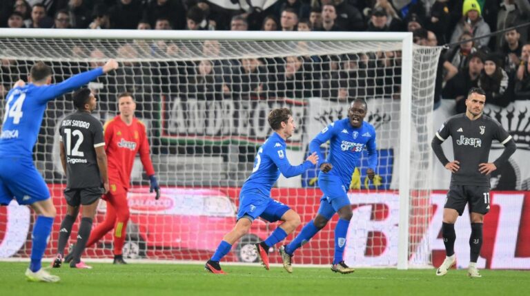 Juventus comprometió su liderato ante Empoli
