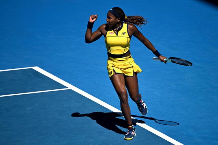 Gauff se sobrepuso al calor y sueña con la final de Australia