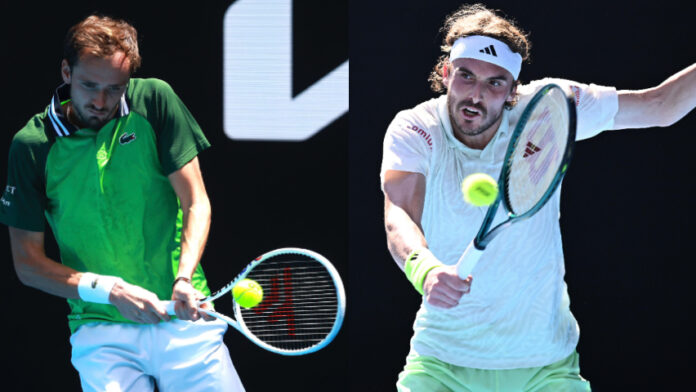 Australian Open: Medvedev y Tsitsipas cumplen