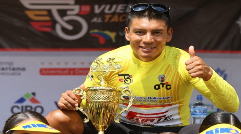 Jonathan Caicedo se coronó como el campeón de la Vuelta al Táchira