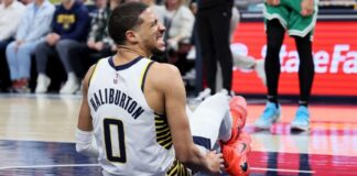 Tyrese Haliburton se lesiona en victoria de Pacers