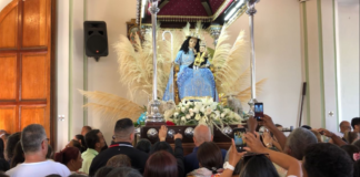 Imagen de la Divina Pastora en Santa Rosa