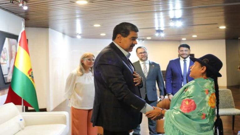 Maduro recibió en Caracas a canciller de Bolivia para fortalecer relaciones bilaterales