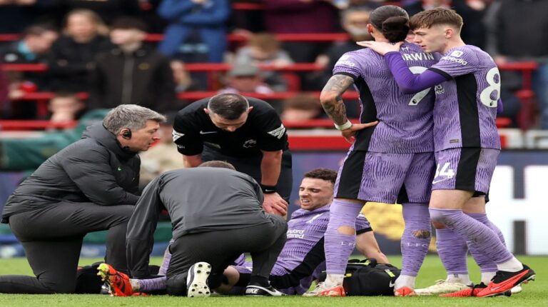 Diogo Jota estará «varios meses de baja» por su lesión de rodilla