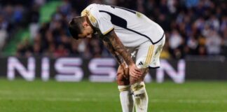Joselu, unas tres semanas de baja en el Real Madrid por edema óseo en el tobillo derecho