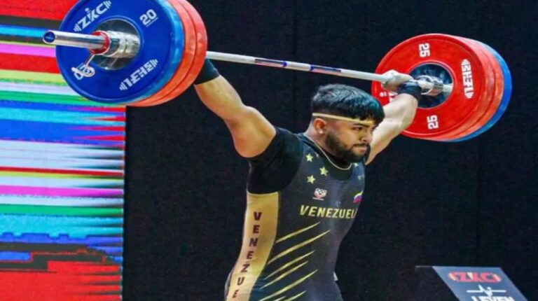 Keydomar Vallenilla se vistió de oro en el campeonato panamericano de pesas