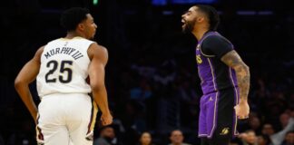 Lakers frenó el ritmo de Pelicans