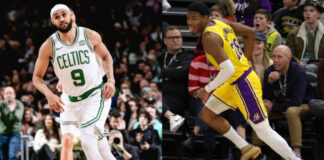 Celtics y Lakers comandaron victorias de San Valentín en la NBA