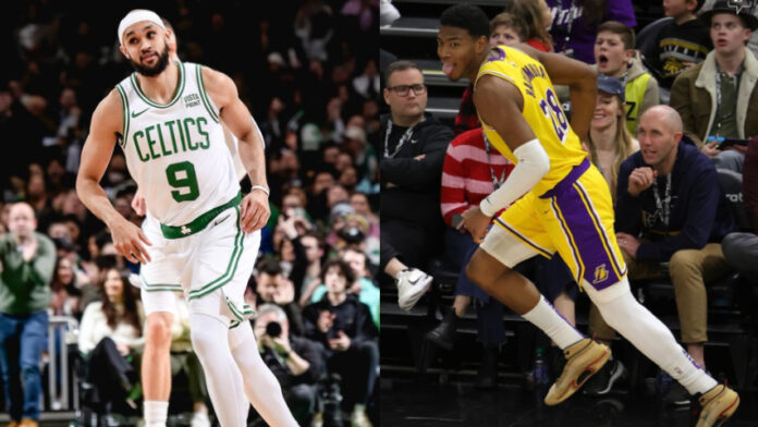 Celtics y Lakers comandaron victorias de San Valentín en la NBA