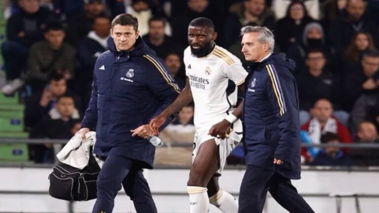Rüdiger, dos semanas de baja por una lesión en el muslo izquierdo
