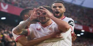 Sevilla derrotó al Atlético de Madrid