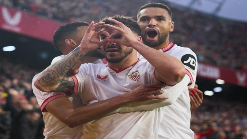 Sevilla derrotó al Atlético de Madrid