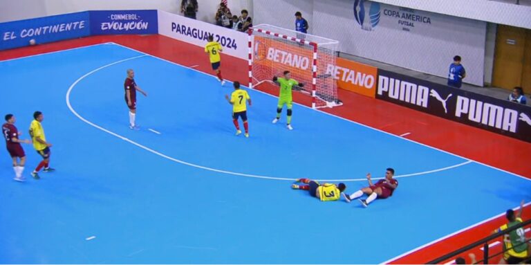 Colombia gana 2-1 a una aguerrida Venezuela en Futsal