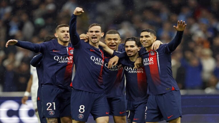 El PSG resistió y sufrió ante Marsella para llevarse el clásico