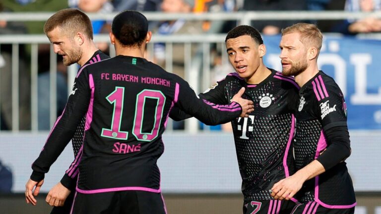Musiala lideró la goleada del Bayern ante el colista