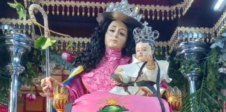 La Divina Pastora retorna a su santuario en Santa Rosa