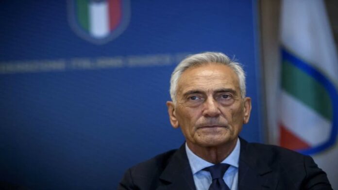 Gabriele Gravina, presidente de la Federación Italiana de Fútbol