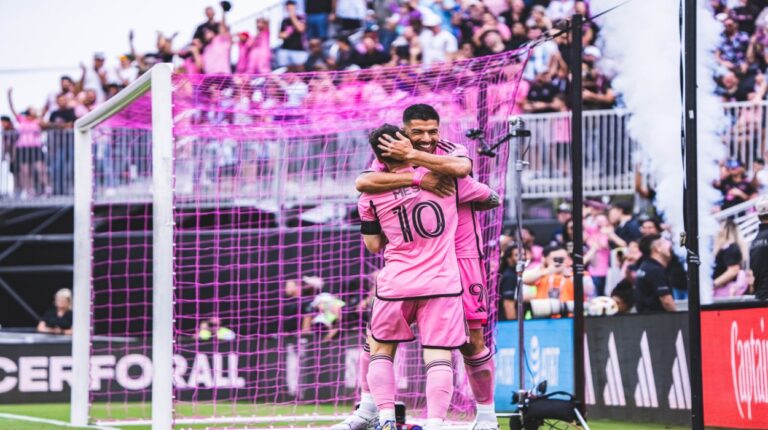 Inter Miami ya celebra con la combinación Messi-Suárez